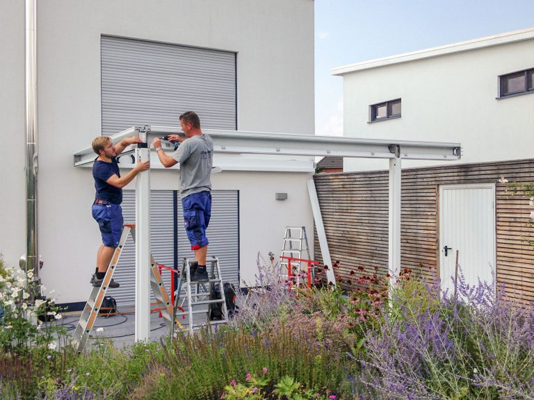 Terrassendächer:Glasdächer, Terrassendächer, Renson, Sonnenschutz - ein Produkt der Altermann GmbH, Halle (Saale)