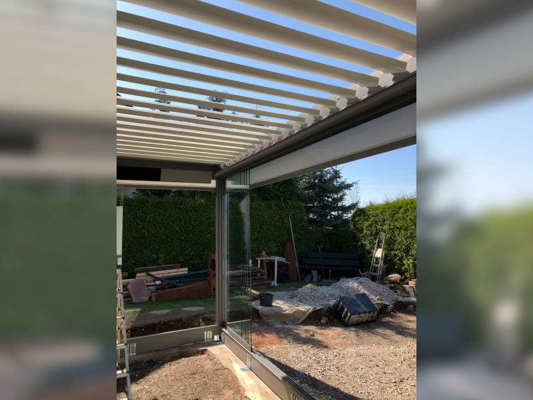 Lamellendächer:Renson, Camargue, Algarve, Lammellendächer, Lattendächer, Drehlamellen, Sky - Terrassendächer:Glasdächer, Terrassendächer, Renson, Sonnenschutz - ein Produkt der Altermann GmbH, Halle (Saale)