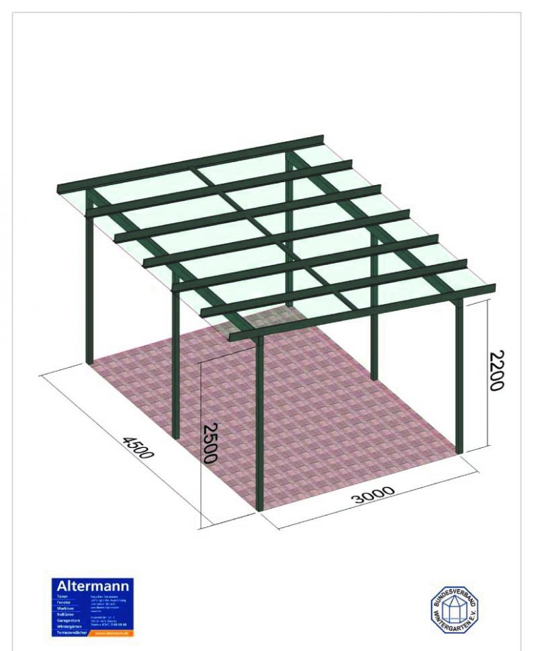 Carports:Renson, TS Aluminium, Designer Carport, Glascarport, moderne Carports, pflegeleichte Carports - ein Produkt der Altermann GmbH, Halle (Saale)