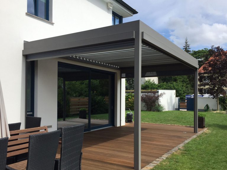 Lamellendächer:Renson, Camargue, Algarve, Lammellendächer, Lattendächer, Drehlamellen, Sky - Terrassendächer:Glasdächer, Terrassendächer, Renson, Sonnenschutz - ein Produkt der Altermann GmbH, Halle (Saale)