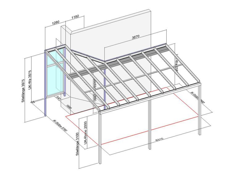 Glasdächer:TS Aluminium, regionale Fertigung, Terrassendächer, Glashaus,  - Terrassendächer:Glasdächer, Terrassendächer, Renson, Sonnenschutz - ein Produkt der Altermann GmbH, Halle (Saale)