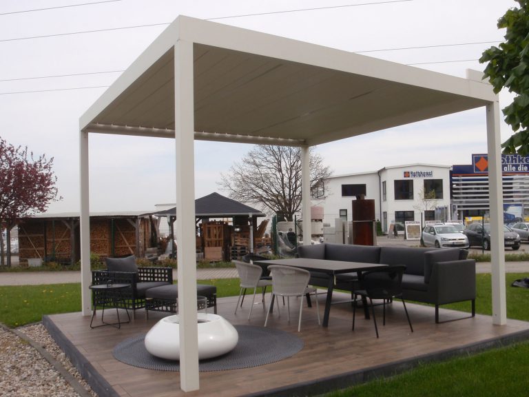 Lamellendächer:Renson, Camargue, Algarve, Lammellendächer, Lattendächer, Drehlamellen, Sky - Terrassendächer:Glasdächer, Terrassendächer, Renson, Sonnenschutz - ein Produkt der Altermann GmbH, Halle (Saale)