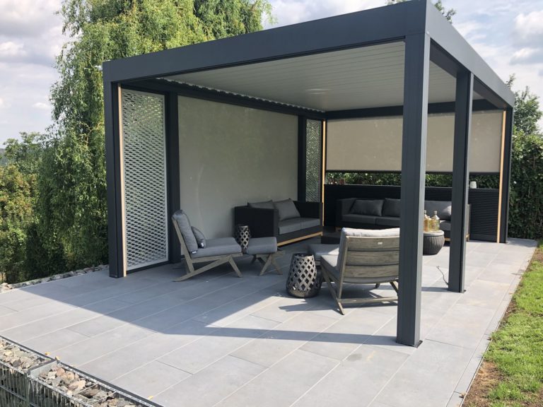 Lamellendächer:Renson, Camargue, Algarve, Lammellendächer, Lattendächer, Drehlamellen, Sky - Terrassendächer:Glasdächer, Terrassendächer, Renson, Sonnenschutz - ein Produkt der Altermann GmbH, Halle (Saale)