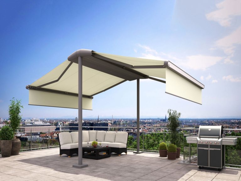 Markisen:Markilux, Pergola, Gelenkarmmarkisen, Kassettenmarkisen, Markisentuch, MX 3,  - textile Terrassendächer:Pergola, Markilux, Renson, Textile Dächer, Lapure ,  - ein Produkt der Altermann GmbH, Halle (Saale)