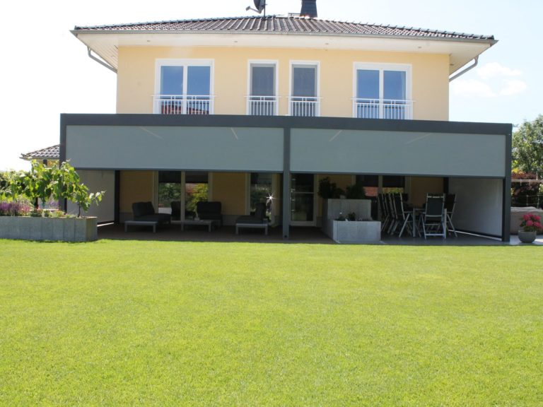 Lamellendächer:Renson, Camargue, Algarve, Lammellendächer, Lattendächer, Drehlamellen, Sky - Terrassendächer:Glasdächer, Terrassendächer, Renson, Sonnenschutz - ein Produkt der Altermann GmbH, Halle (Saale)