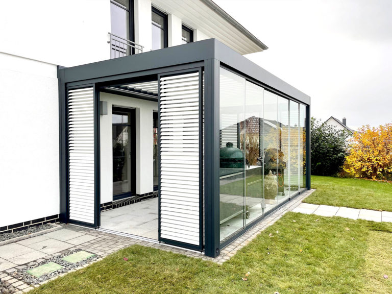 Lamellendächer:Renson, Camargue, Algarve, Lammellendächer, Lattendächer, Drehlamellen, Sky - ein Produkt der Altermann GmbH, Halle (Saale)