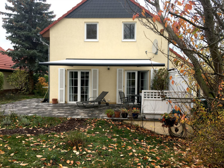 Markisen:Markilux, Pergola, Gelenkarmmarkisen, Kassettenmarkisen, Markisentuch, MX 3,  - Sonnenschutz:Textiler Sonnenschutz, Sonnenschutz - ein Produkt der Altermann GmbH, Halle (Saale)