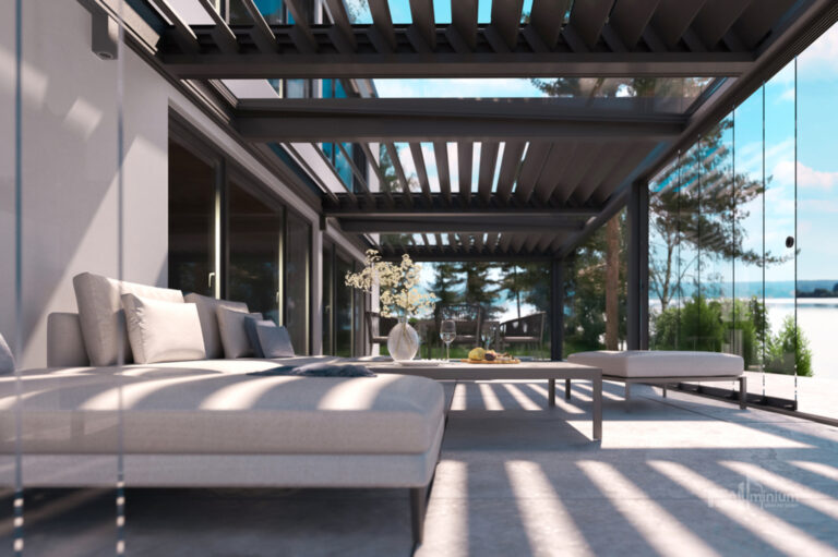 Glasdächer:TS Aluminium, regionale Fertigung, Terrassendächer, Glashaus,  - Lamellendächer:Renson, Camargue, Algarve, Lammellendächer, Lattendächer, Drehlamellen, Sky - ein Produkt der Altermann GmbH, Halle (Saale)