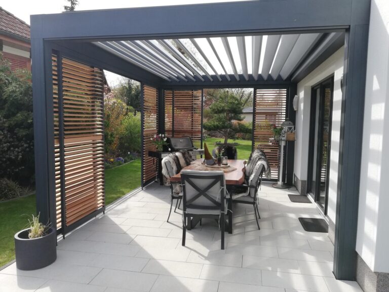 Lamellendächer:Renson, Camargue, Algarve, Lammellendächer, Lattendächer, Drehlamellen, Sky - ein Produkt der Altermann GmbH, Halle (Saale)