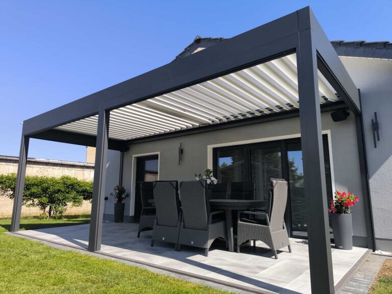 Lamellendächer:Renson, Camargue, Algarve, Lammellendächer, Lattendächer, Drehlamellen, Sky - ein Produkt der Altermann GmbH, Halle (Saale)